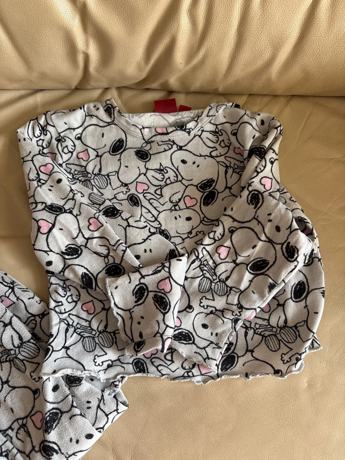 Grijze Snoopy pyjama 9 jaar – photo 4